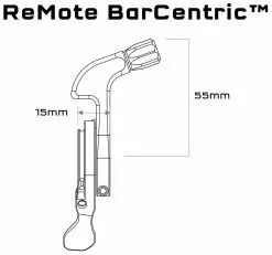 Wolf Tooth Components Levier ReMote BarCentric Remote 10 Wolf Tooth Components Levier ReMote BarCentric Remote -Cube Parts Soldes Wolf Tooth Components ReMote BarCentric 3