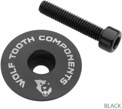 Wolf Tooth Components Ultralight Ahead Cap -Cube Parts Soldes Wolf Tooth Ultralight Ahead Kappe STEMCAPBLK1 2