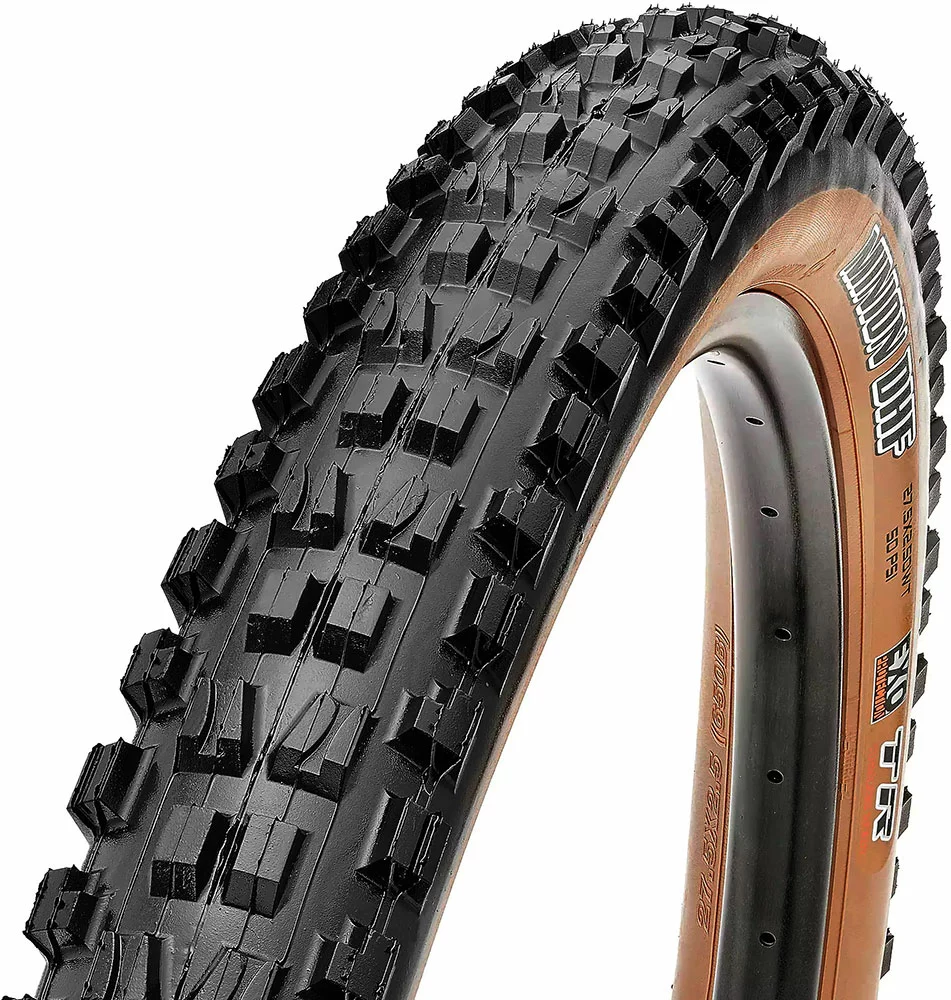 MAXXIS Minion DHF Avant Tanwall WT 27,5x2,50" TR EXO Dual 60 Pneus Pliants 3 MAXXIS Minion DHF Avant Tanwall WT 27,5x2,50" TR EXO Dual 60 Pneus Pliants