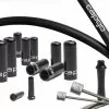 CAPGO OL Jeu De Câbles De Dérailleur Long Shimano/SRAM -Cube Parts Soldes capgo OL Shimano SRAM Schaltzugset lang COSHSBK L SH AMCS2