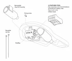 Fizik Porte-outils En Alpaca 12 Fizik Porte-outils En Alpaca -Cube Parts Soldes fizik alpaca mtb carrier tool kit 4 integrated tools kit 2
