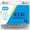 KMC K1SL Narrow Chaîne Pour Single Speed 1 KMC K1SL Narrow Chaîne Pour Single Speed -Cube Parts Soldes groot BK1SLNT00 K1SL Narrow Silver