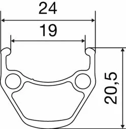 Mavic XM 119 Disc Rim -Cube Parts Soldes mavic XM 119 J26801 2