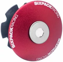 Sixpack Racing Capuchon Ahead Menace 1 1/8 -Cube Parts Soldes sixpack aheadcap menace red c